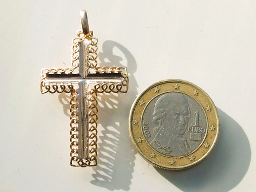 Beau pendentif croix - pendentif, /