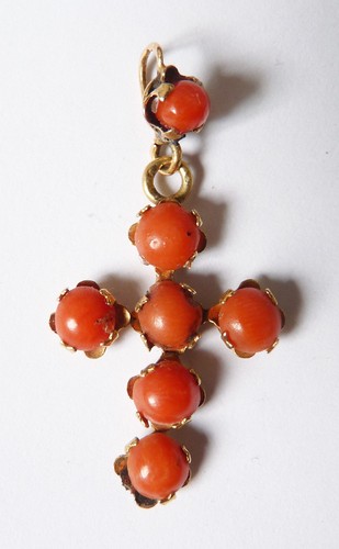 Croix pendentif massif - pendentif, or