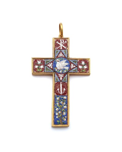 Croix micro mosaïque grand - croix,